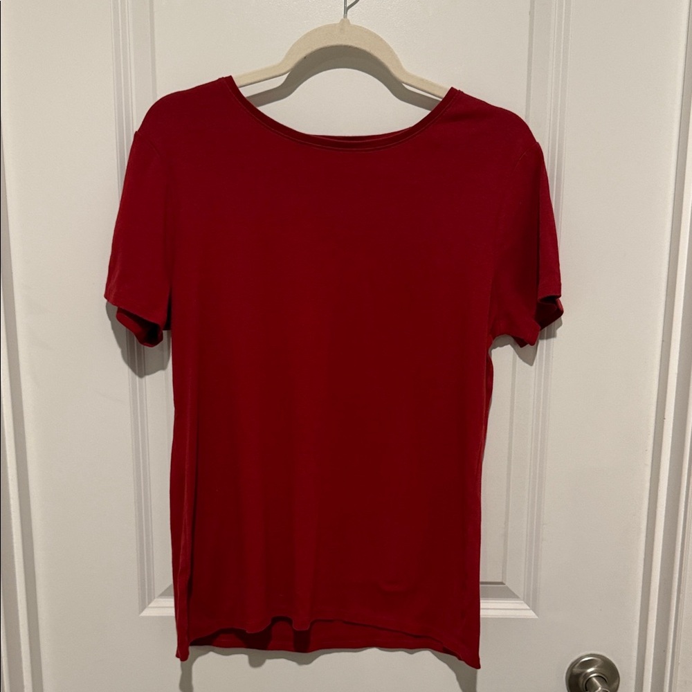 Croft & Barrow Vibrant Red Short Sleeve Tee
